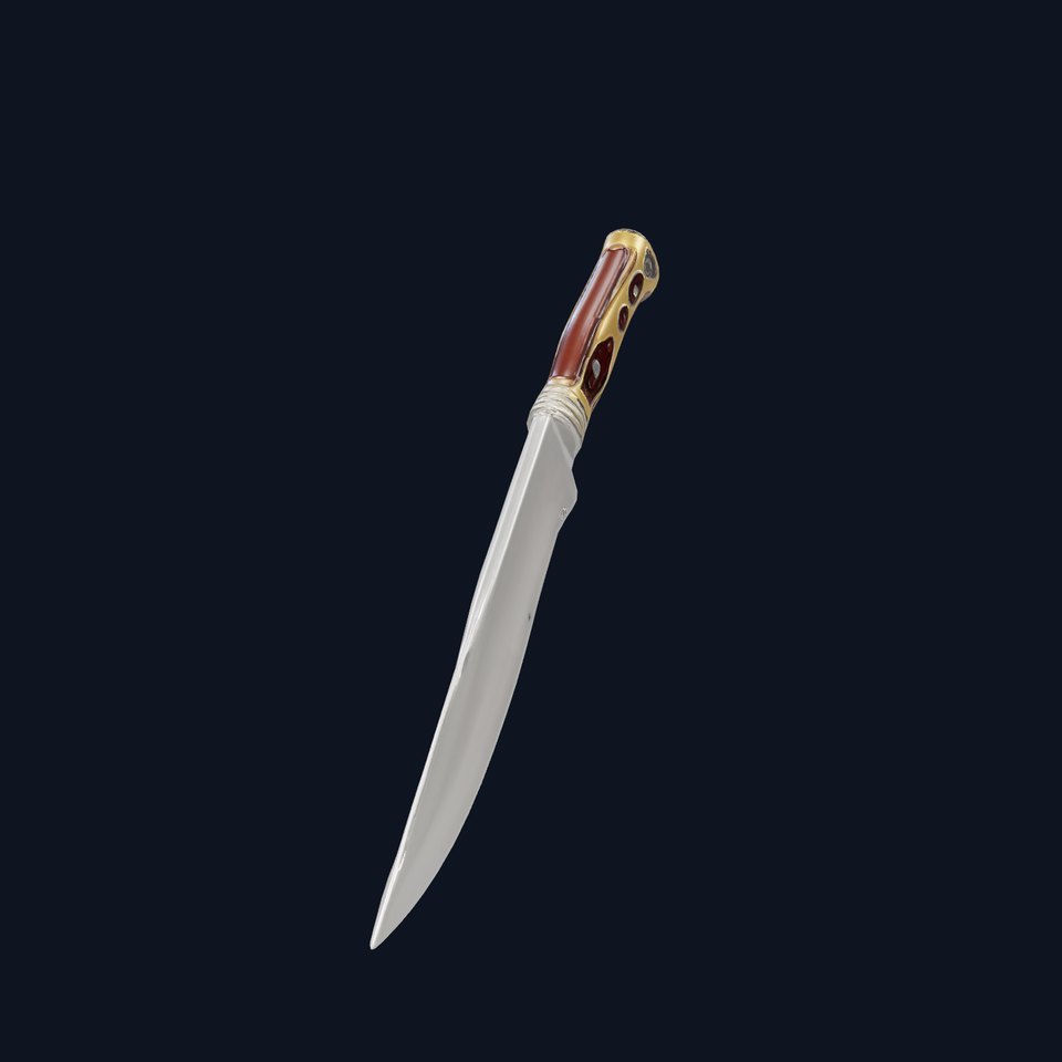 Elegant Tactical Knife model pack